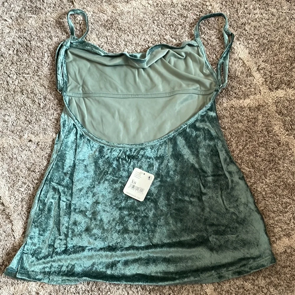 FREE PEOPLE All Night Velvet Knit Tunic size XS